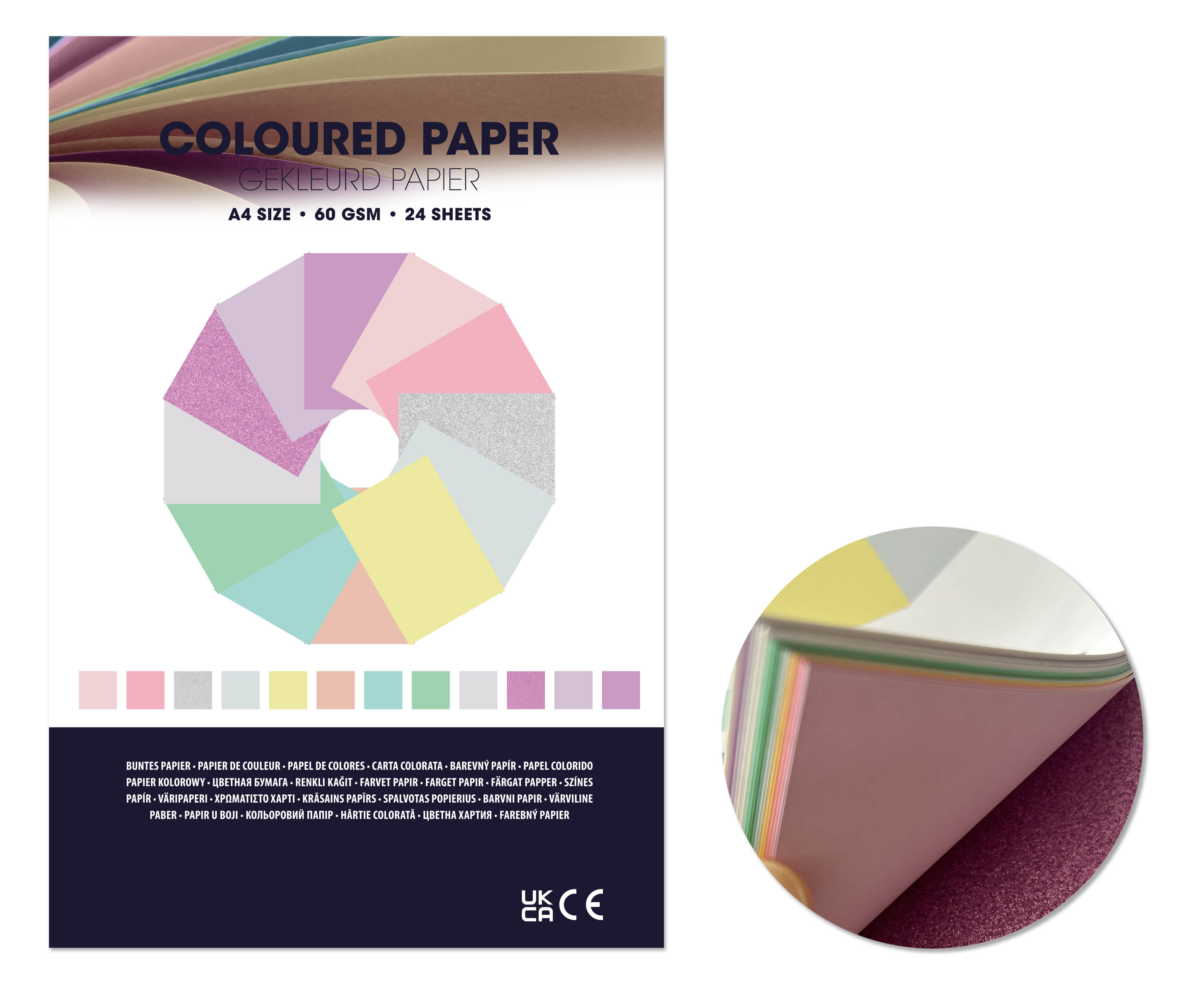 XWPP040-2 mixed glitter paper